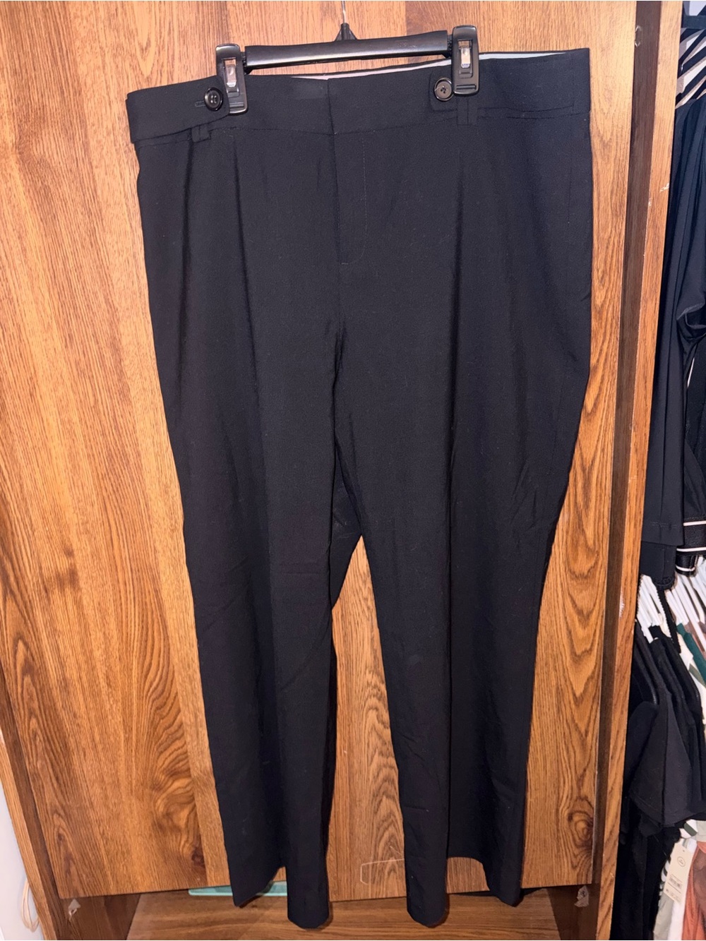 Women’s Black Dress Pants - Classic Straight Fit
